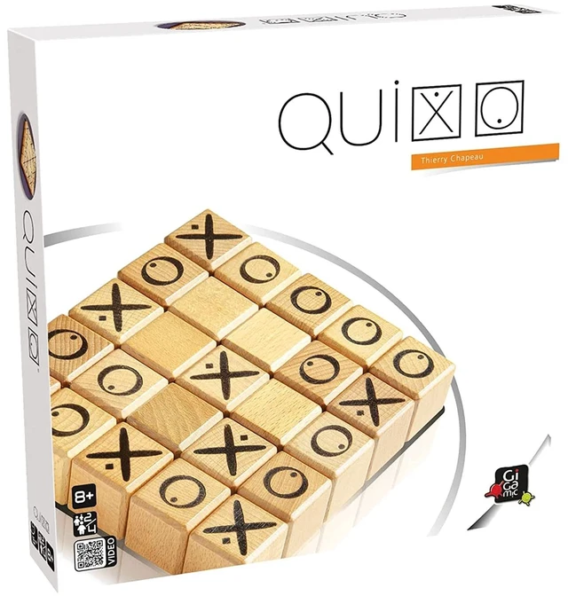 Main image of Quixo Board Game | Abstract Strategy Game for Families and Adults | Ages 8+ | 2 to 4 Players | 15 Minutes