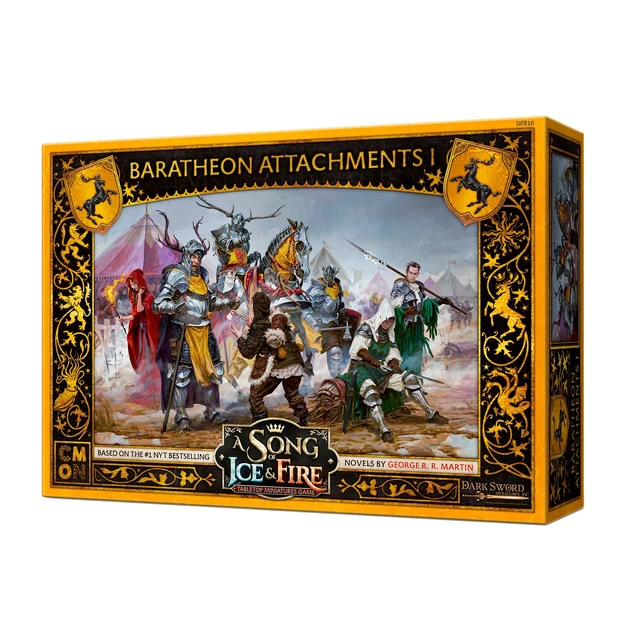 Alt view image 5 of 5 - CMON A Song of Ice and Fire Tabletop Miniatures Game Baratheon Attachments Box Set - Enhance Your Army, Strategy Game for Adults, Ages 14+, 2+ Players, 45-60 Minute Playtime, Made