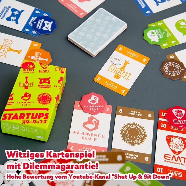 Alt view image 4 of 6 - Startups Strategy Board Game | Become a Startup Investor | Party Board Game for Game Night | Ages 10+ | By Generisch (Note: Original language German)