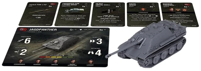 Main image of World of Tanks Expansion: German Jagdpanther | Tank Destroyer Miniature | Tabletop Wargame Expansion | By Gale Force Nine