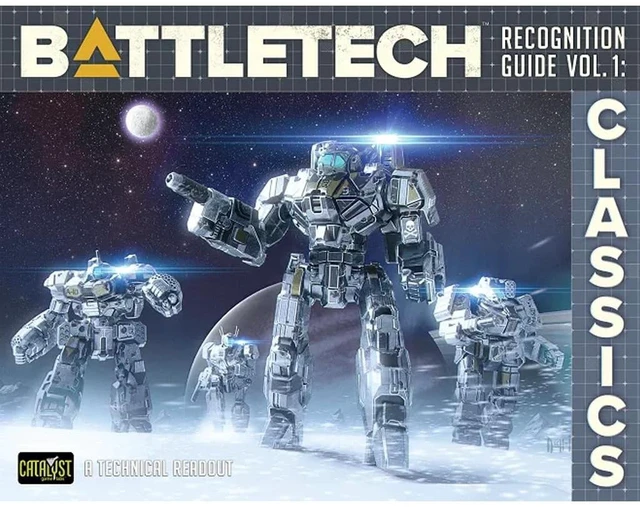 Main image of BattleTech Recognition Guide Vol. 1: Classics Campanion Sourcebook By Catalyst Game Labs