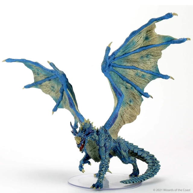 Main image of WizKids D&D Icons of The Realms: Adult Blue Dragon Premium Painted Figures