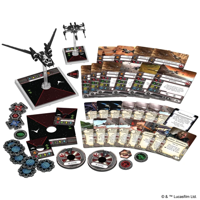Alt view image 3 of 5 - Star Wars X-Wing 1st Edition Miniatures Game Saw's Renegades EXPANSION PACK | Strategy Game for Adults and Teens | Ages 14+ | 2 Players | Average Playtime 45 Minutes | Made by Atomic Mass Games