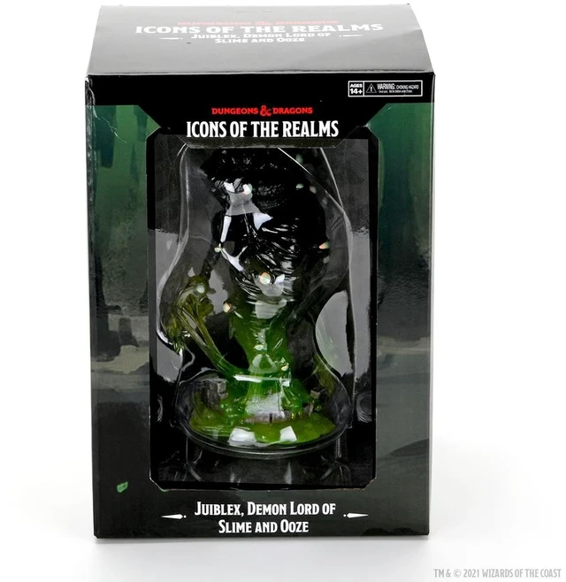Alt view image 2 of 7 - D&D Icons of the Realms: Juiblex, Demon Lord of Slime and Ooze Premium Painted Figures | RPG Tabletop Miniature Figures | Dungeons And Dragons Role Playing Board Game Figures By Wizkids