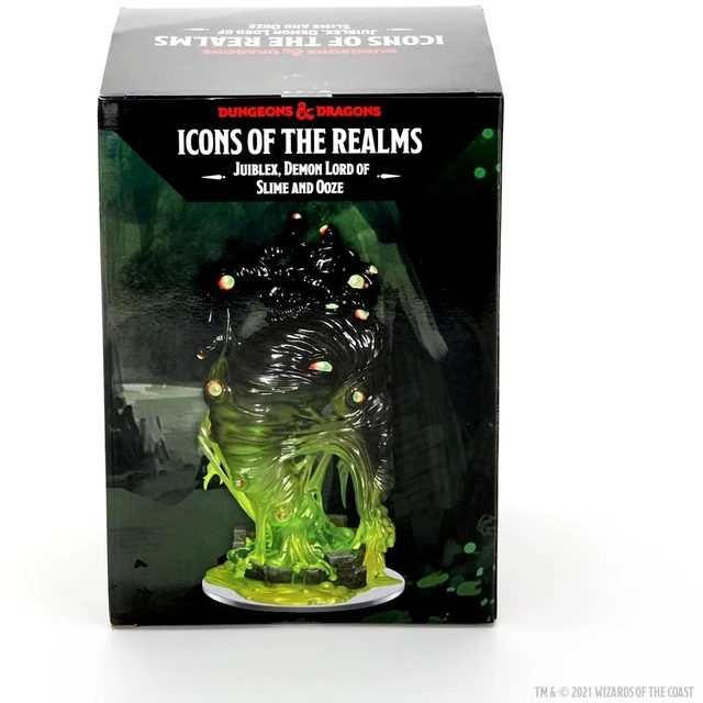 Alt view image 3 of 7 - D&D Icons of the Realms: Juiblex, Demon Lord of Slime and Ooze Premium Painted Figures | RPG Tabletop Miniature Figures | Dungeons And Dragons Role Playing Board Game Figures By Wizkids
