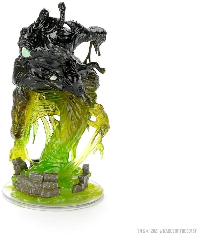 Alt view image 5 of 7 - D&D Icons of the Realms: Juiblex, Demon Lord of Slime and Ooze Premium Painted Figures | RPG Tabletop Miniature Figures | Dungeons And Dragons Role Playing Board Game Figures By Wizkids
