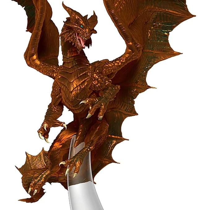 Alt view image 2 of 5 - Dungeons & Dragons D&D Icons of The Realms: Adult Copper Dragon | Pre-Painted RPG Figure | Highly Detailed Miniature | Dungeons & Dragons Roleplaying Figures