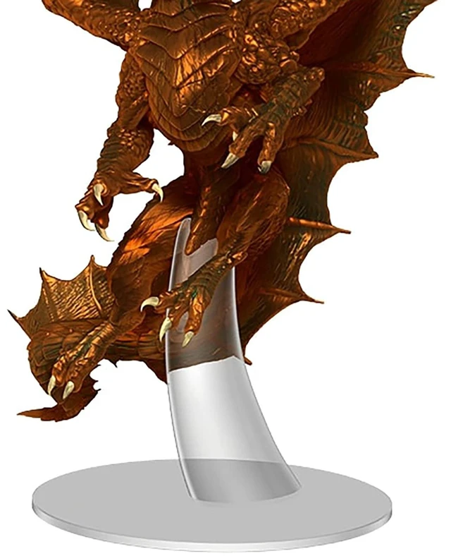 Alt view image 4 of 5 - Dungeons & Dragons D&D Icons of The Realms: Adult Copper Dragon | Pre-Painted RPG Figure | Highly Detailed Miniature | Dungeons & Dragons Roleplaying Figures