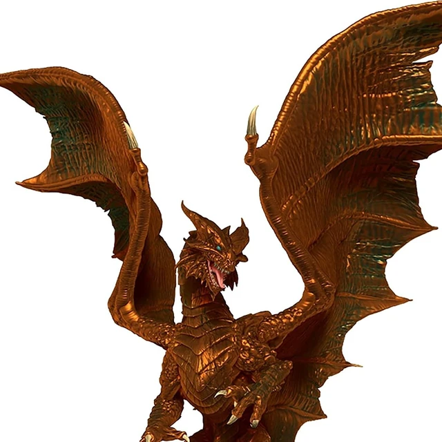 Alt view image 5 of 5 - Dungeons & Dragons D&D Icons of The Realms: Adult Copper Dragon | Pre-Painted RPG Figure | Highly Detailed Miniature | Dungeons & Dragons Roleplaying Figures