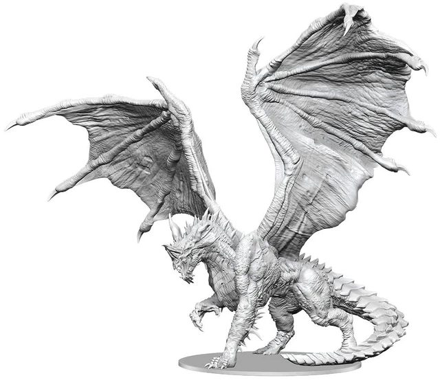 Main image of D&D Nolzur's Marvelous Miniatures: Adult Blue Dragon | Pre-Painted Figure For Tabletop Miniature Gaming | Dungeons And Dragons Role Playing Game | By WizKids