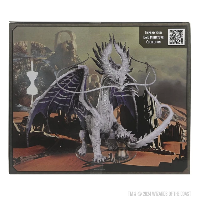 Alt view image 3 of 7 - D&D Icons of The Realms: Planescape: Adventures in The Multiverse Adult Time Dragon | Pre-Painted Figure For Tabletop Miniature Gaming | Dungeons and Dragons | By WizKids