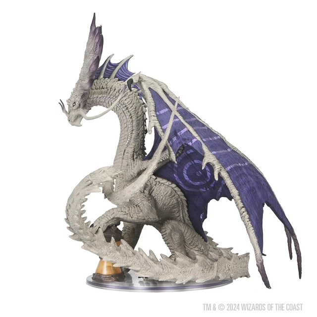 Alt view image 4 of 7 - D&D Icons of The Realms: Planescape: Adventures in The Multiverse Adult Time Dragon | Pre-Painted Figure For Tabletop Miniature Gaming | Dungeons and Dragons | By WizKids