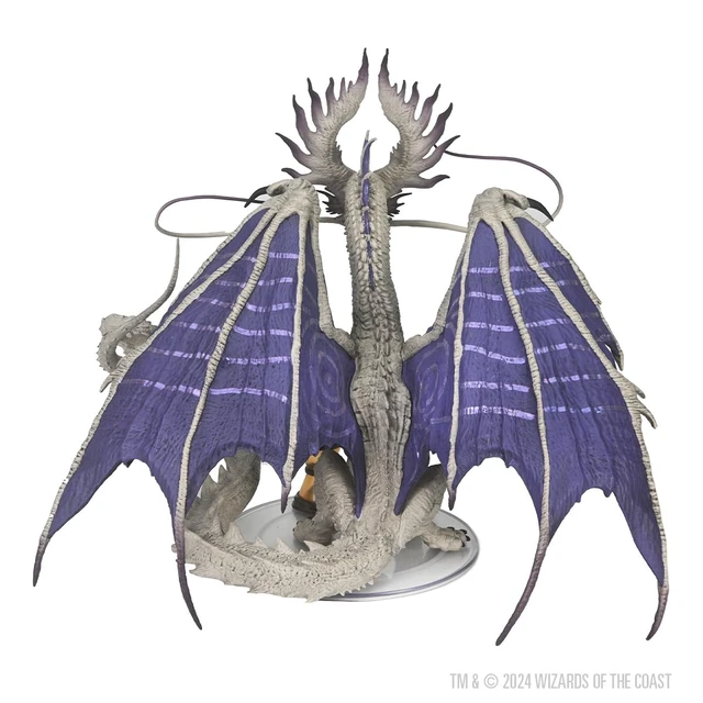 Alt view image 5 of 7 - D&D Icons of The Realms: Planescape: Adventures in The Multiverse Adult Time Dragon | Pre-Painted Figure For Tabletop Miniature Gaming | Dungeons and Dragons | By WizKids