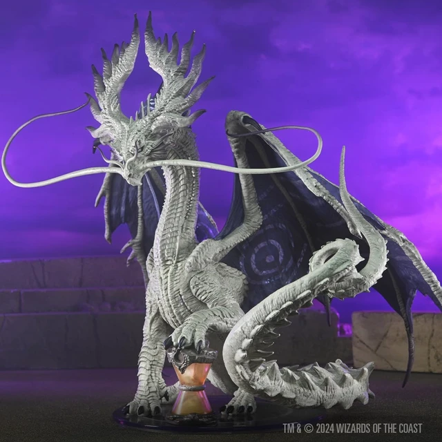 Alt view image 6 of 7 - D&D Icons of The Realms: Planescape: Adventures in The Multiverse Adult Time Dragon | Pre-Painted Figure For Tabletop Miniature Gaming | Dungeons and Dragons | By WizKids