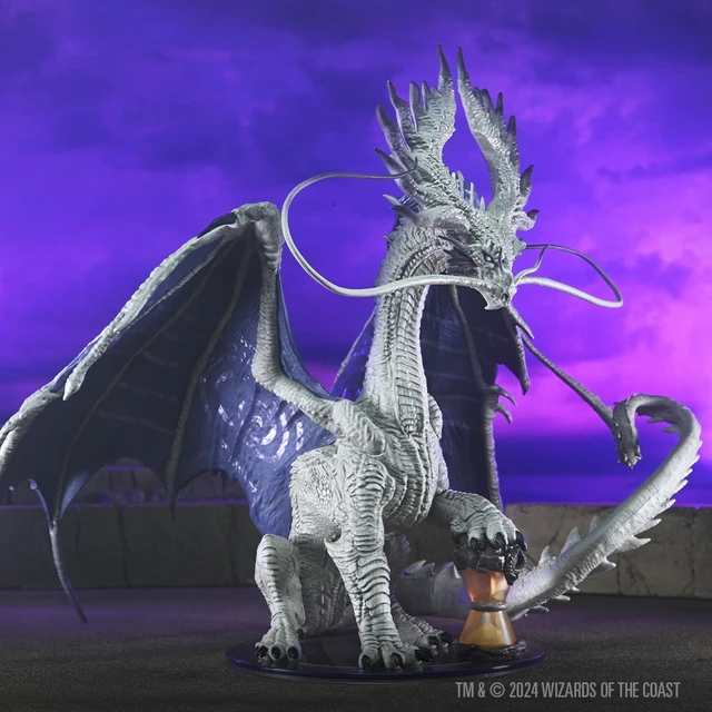 Alt view image 7 of 7 - D&D Icons of The Realms: Planescape: Adventures in The Multiverse Adult Time Dragon | Pre-Painted Figure For Tabletop Miniature Gaming | Dungeons and Dragons | By WizKids
