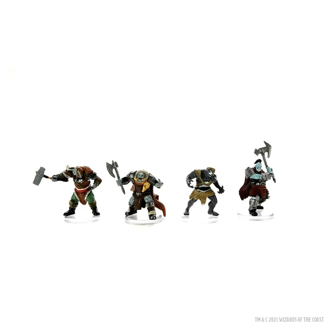 Alt view image 3 of 7 - D&D Icons of the Realms: Orc Warband Painted Premium Painted Figures Set | RPG Tabletop Miniature Figures | Dungeons And Dragons Role Playing Board Game Figures By Wizkids