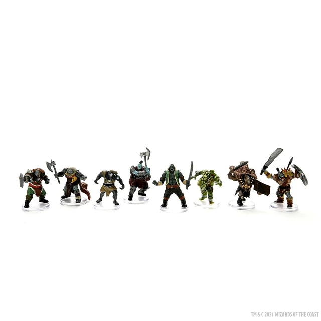 Alt view image 2 of 7 - D&D Icons of the Realms: Orc Warband Painted Premium Painted Figures Set | RPG Tabletop Miniature Figures | Dungeons And Dragons Role Playing Board Game Figures By Wizkids