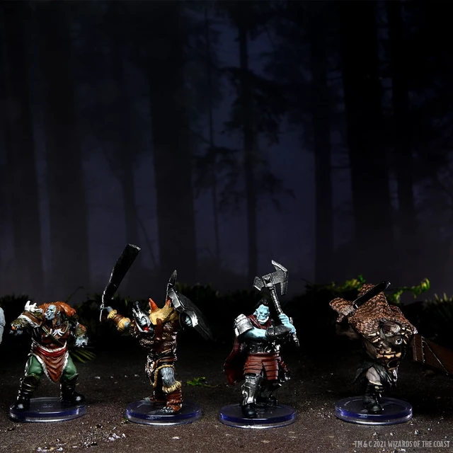 Alt view image 5 of 7 - D&D Icons of the Realms: Orc Warband Painted Premium Painted Figures Set | RPG Tabletop Miniature Figures | Dungeons And Dragons Role Playing Board Game Figures By Wizkids