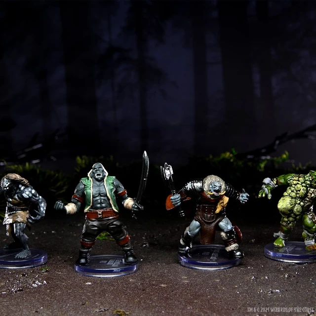 Alt view image 6 of 7 - D&D Icons of the Realms: Orc Warband Painted Premium Painted Figures Set | RPG Tabletop Miniature Figures | Dungeons And Dragons Role Playing Board Game Figures By Wizkids