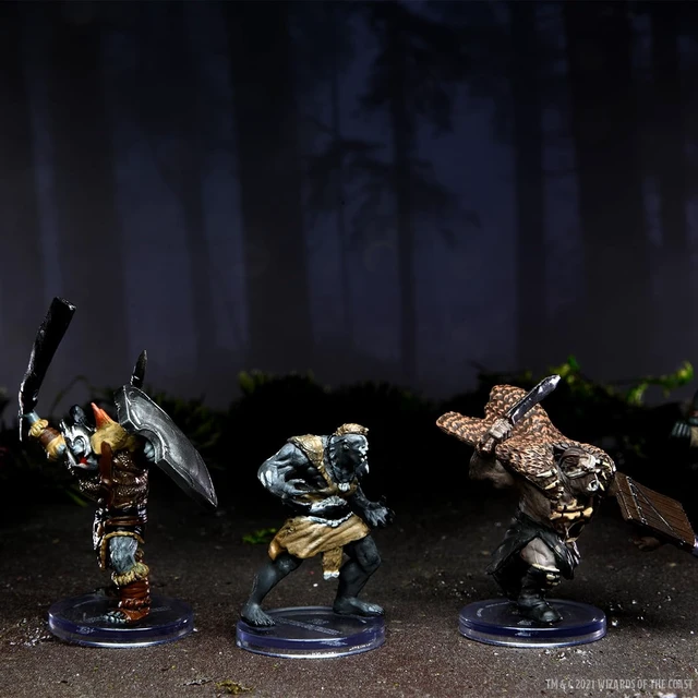 Alt view image 7 of 7 - D&D Icons of the Realms: Orc Warband Painted Premium Painted Figures Set | RPG Tabletop Miniature Figures | Dungeons And Dragons Role Playing Board Game Figures By Wizkids