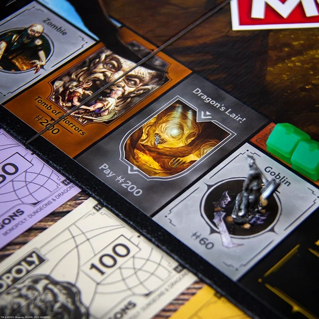 Alt view image 6 of 7 - Monopoly Dungeons & Dragons | Collectible Monopoly Featuring Familiar Locations and Iconic Monsters from The D&D Universe