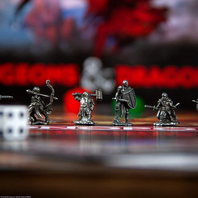 Alt view image 7 of 7 - Monopoly Dungeons & Dragons | Collectible Monopoly Featuring Familiar Locations and Iconic Monsters from The D&D Universe