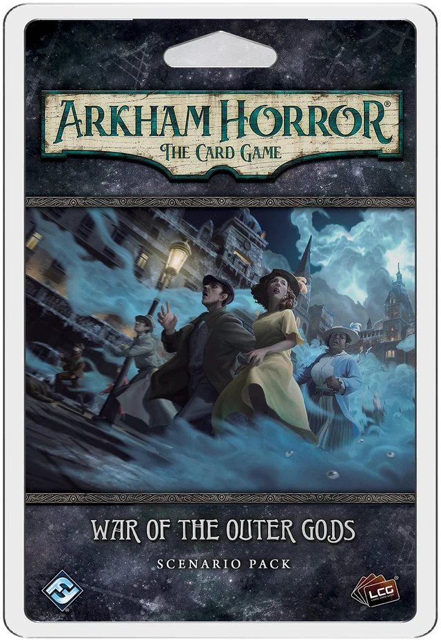 Main image of FANTASY FLIGHT GAMES Arkham Horror The Card Game War of The Outer Gods Scenario Pack Expasion | Cooperative LCG Living Card Game | Ages 14+ | 1-4 Players Board Game | 1-2 Hour Playtime