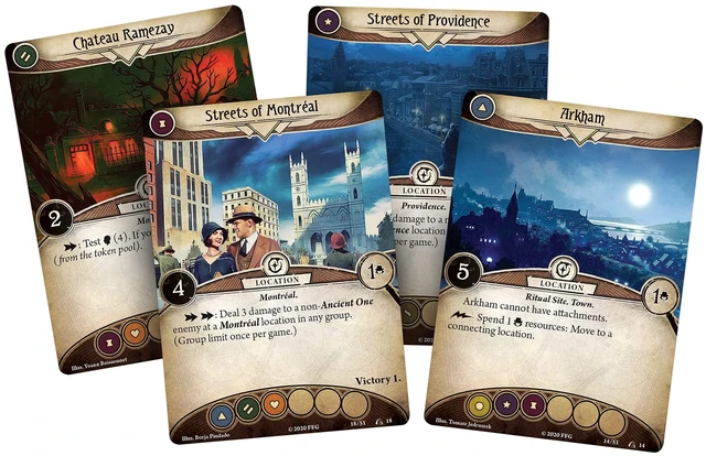 Alt view image 4 of 6 - FANTASY FLIGHT GAMES Arkham Horror The Card Game War of The Outer Gods Scenario Pack Expasion | Cooperative LCG Living Card Game | Ages 14+ | 1-4 Players Board Game | 1-2 Hour Playtime