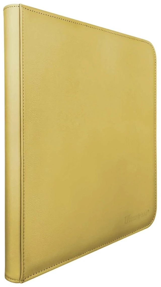 Alt view image 4 of 6 - Ultra PRO - Vivid 12-Pocket Zippered PRO-Binder (Yellow) - Protect and Store your Valuable Gaming cards, Sports cards or Collectible Cards, Store and Protect Up to 480 Cards