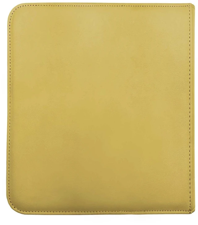 Alt view image 5 of 6 - Ultra PRO - Vivid 12-Pocket Zippered PRO-Binder (Yellow) - Protect and Store your Valuable Gaming cards, Sports cards or Collectible Cards, Store and Protect Up to 480 Cards