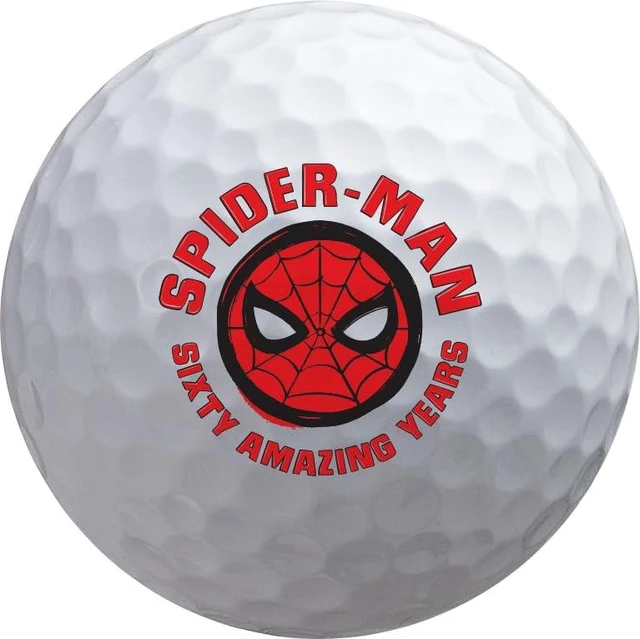 Alt view image 2 of 3 - Volvik Marvel Edition Spiderman Vista3 Golf Balls - 1 Dozen Prism 360 Practice Balls Assorted Colors - For Distance And Spin