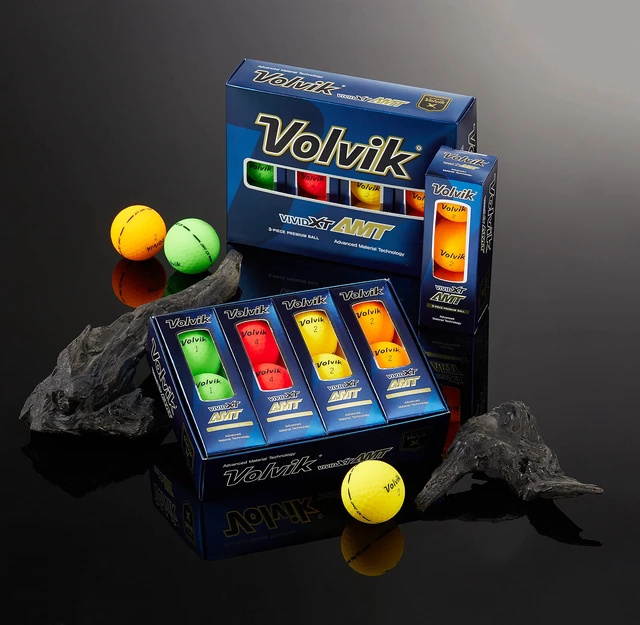 Alt view image 3 of 3 - Volvik Vivid XT AMT Golf Balls