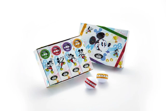 Alt view image 3 of 3 - Volvik x Disney Vista3 Golf Balls - Mickey Mouse Digiverse Collector Golf Balls Gift - For Distance And Spin - 1 Dozen