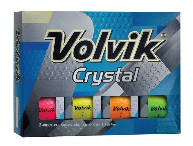 Alt view image 5 of 5 - Lot of 4 Volvik Crystal Golf Balls | Super Glossy Semi-Transparent Cover | Consistent Flight & Control | 1 Dozen Assorted Colors