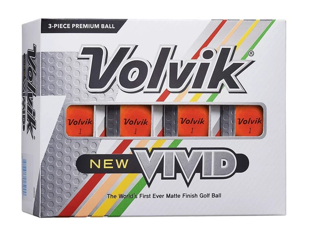 Alt view image 5 of 5 - 4 Volvik Vivid Golf Ball Packs | 48 Balls | High-Visibility Matte Finish | Enhanced Performance & Distance | VAS Alignment System for Accuracy | Ideal For All Skill Levels | 4 Dozen