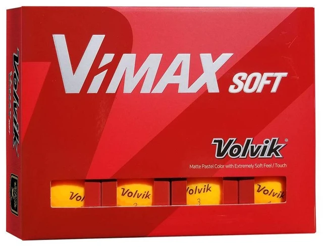 Main image of Volvik VIMAX Soft Matte Finish Golf Balls | 12-Pack Recreational Golf Ball | High-Energy Core for Distance | 2-Peice Golf Balls