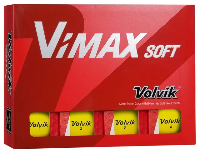 Main image of Volvik VIMAX Soft Matte Finish Golf Balls | 12-Pack Recreational Golf Ball | High-Energy Core for Distance | 2-Peice Golf Balls
