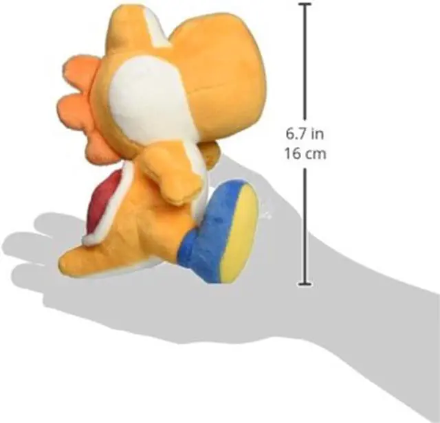 Alt view image 8 of 9 - Plush - Nintendo - Super Mario Orange Yoshi 6" Soft Doll New Toys Gifts 1390