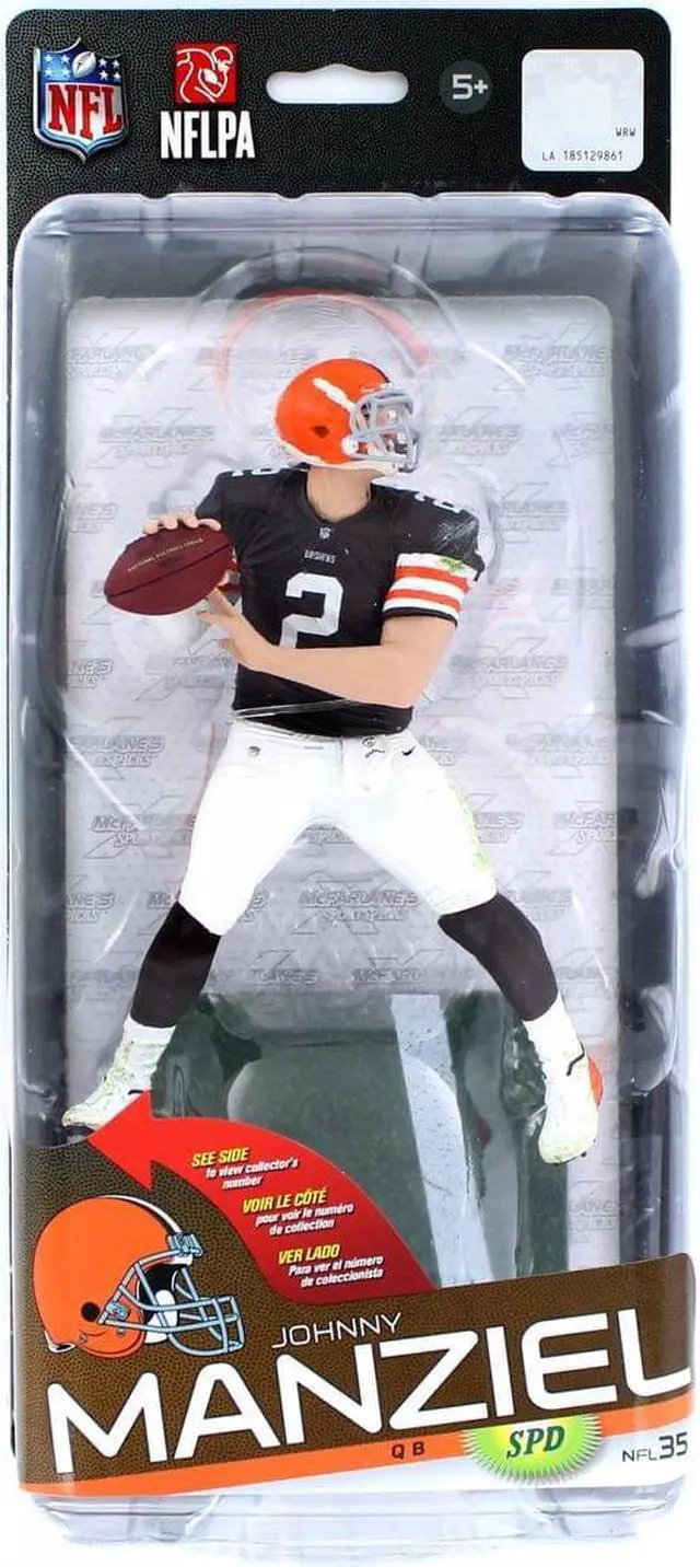 Alt view image 10 of 13 - McFarlane Toys NFL Series 35 Johnny Manziel Action Figure