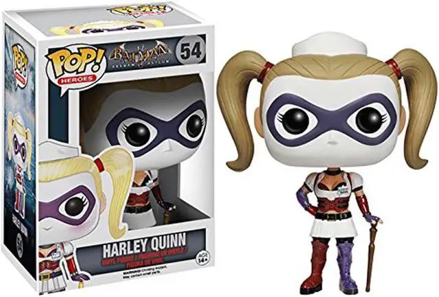 Alt view image 3 of 3 - Nurse Harley Quinn Batman Arkham Asylum POP! Heroes #54 Vinyl Figure