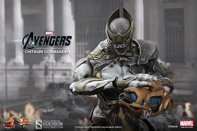 Alt view image 10 of 17 - Marvel's Avengers 1:6 Hot Toys Collectible Figure:  Chitauri Commander