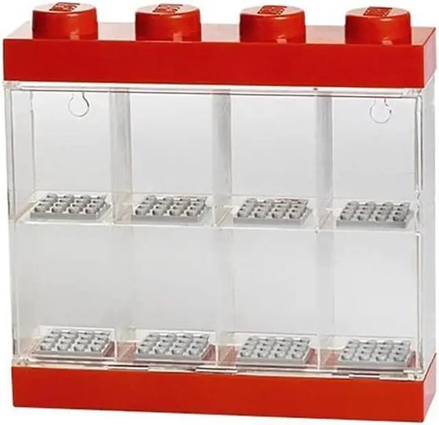 Alt view image 2 of 4 - LEGO Minifigure Display Case Small - Red