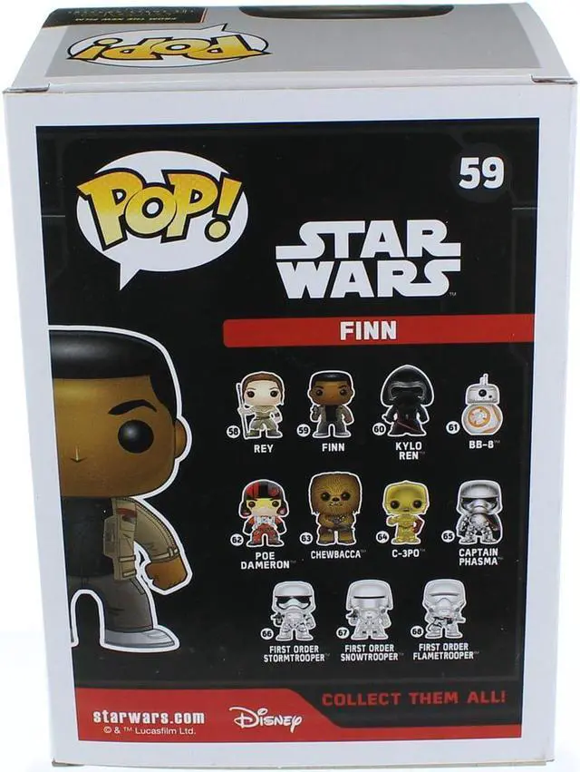 Alt view image 4 of 5 - Star Wars The Force Awakens Funko POP Vinyl Figure Finn