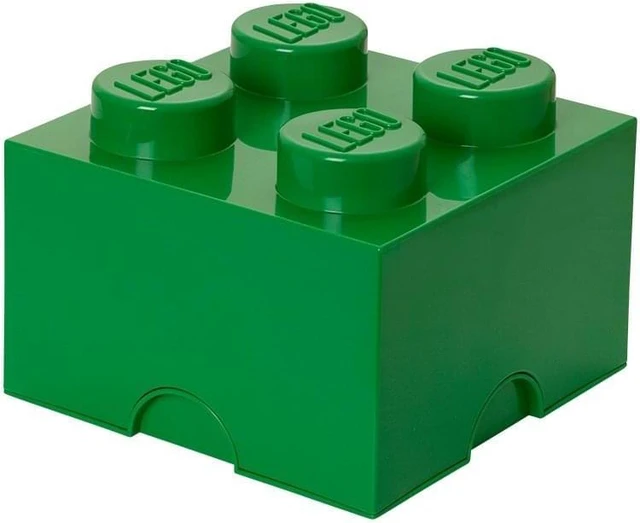 Alt view image 2 of 2 - LEGO Storage Brick 4 - Green