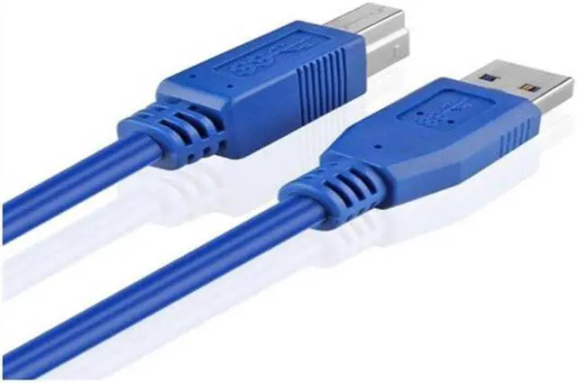 Alt view image 5 of 5 - USB 3.0 A Male AM to USB 3.0 B Type Male BM Extension Printer Wire Cable USB3.0 Data Cable for Printer Supper Speed