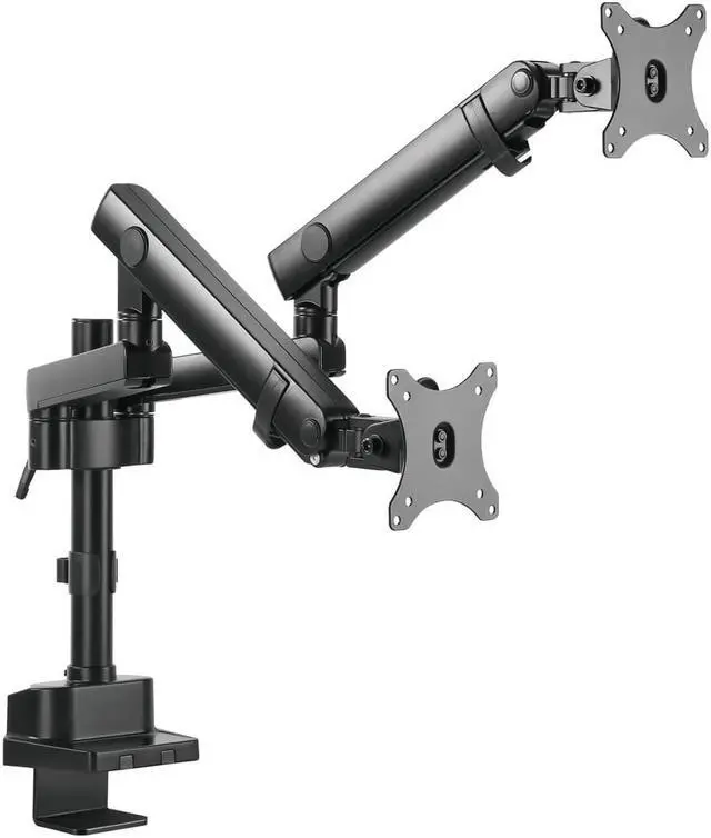 Alt view image 5 of 9 - V7 DMPRO2DTA-3N Desk Mount for Monitor - 32" Screen Support - Matte Black