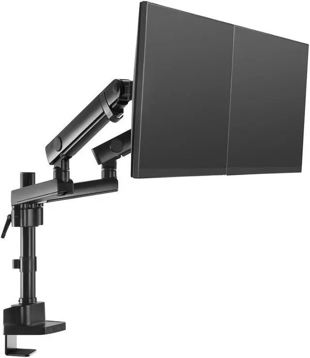 Alt view image 6 of 9 - V7 DMPRO2DTA-3N Desk Mount for Monitor - 32" Screen Support - Matte Black