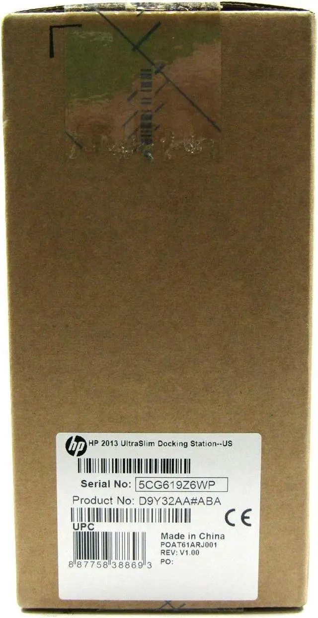 Alt view image 6 of 6 - New Sealed HP D9Y32AA EliteBook & ProBook UltraSlim Dock 2013 US w/ 65W AC