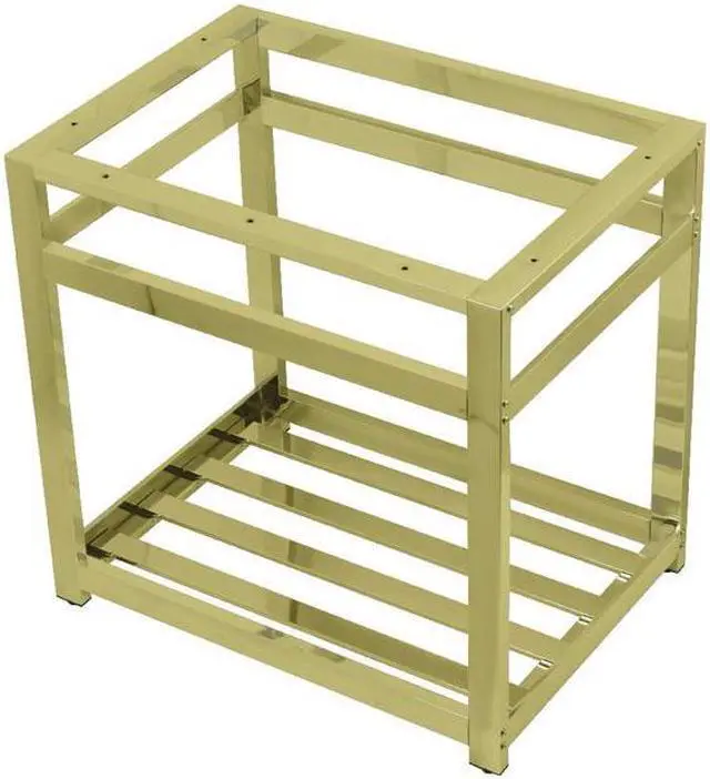 Main image of Fauceture VSP3122A2 Modern 31 x 22 in. Steel Bathroom Console Sink Base - Polished Brass