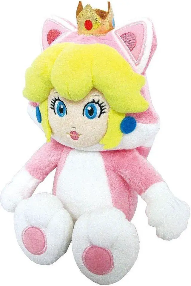 Alt view image 2 of 2 - Super Mario Bros. Cat Princess Peach 10-Inch Plush